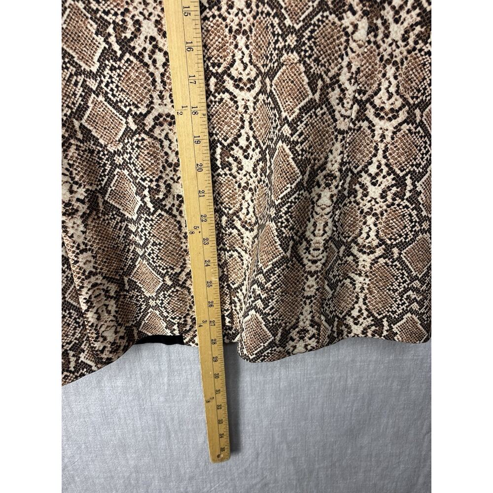 Anine Bing Madeline Python Print Oversized Double… - image 6